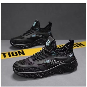 Zapatos para Hombre 2025, Nuevos Zapatos Transpirables de Malla con Cordones, Éxitos de Verano, Zapatos Casuales con Suelas Suaves y Antideslizantes - Product Image 3