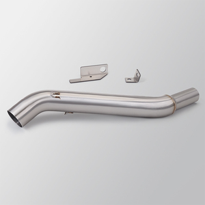 Pour moto Bajaj PULS NS200 <span class=keywords><strong>NS</strong></span> <span class=keywords><strong>200</strong></span>, section intermédiaire d'échappement en acier inoxydable, tuyau de liaison intermédiaire, s'adapte au silencieux de 51 mm - Product Image 6