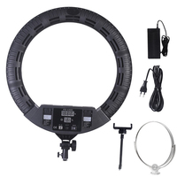 Éclairage photographique FD640 de haute qualité, 100W, anneau lumineux de 22 pouces, contrôle sans fil, éclairage LED pour selfie