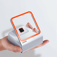 Escáner de código de barras de escritorio 2D manos libres Android SUMNI Blink NS010, caja de pago móvil con pantalla NS010, escáner de código QR para supermercado