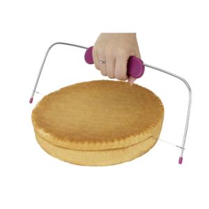 Cortador de base para pasteles, juego de 6 piezas de alambre metálico redondo, para decoración de pasteles, herramientas de repostería - Product Image 1