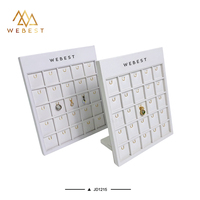 Webest Présentoir à bijoux blanc Présentoir à bijoux pour exposition