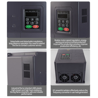 Convertisseur monophasé vers triphasé 380V AC-DC-AC 5,5KW Contrôle PWM CHF100A VFD pour moteur