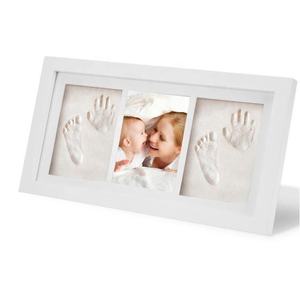 बच्चे मिट्टी प्रिंट उपहार किट हाथ और पदचिह्न मिट्टी बच्चे फोटो फ्रेम कास्टिंग किट - Product Image 2