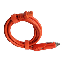Câble d'extension LanLin 1,5 m 14AWG Orange Allume-cigare mâle vers XT60I-F femelle 14AWG 15A Câble d'alimentation pour charge de voiture