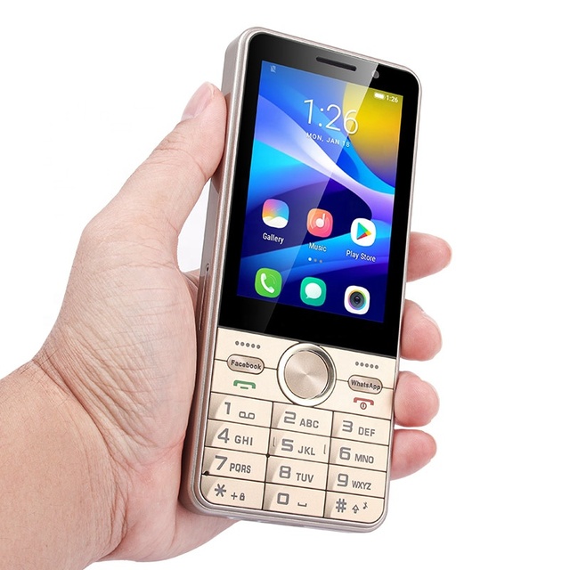 UNIWA A3501 3.5 Inch Touch Screen Dual SIM Card T9 Keypad Android 4G Feature Phone Support Whatsapp