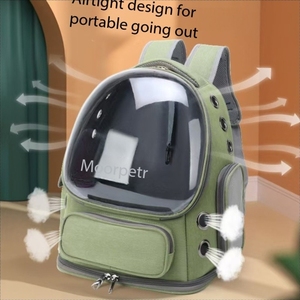 <span class=keywords><strong>Sac</strong></span> à dos portable léger pour animaux de compagnie Porte-<span class=keywords><strong>sac</strong></span> en tissu de style classique avec boucle de sangle de sécurité à glissière pour <span class=keywords><strong>sac</strong></span> de chat de voyage en plein air - Product Image 3