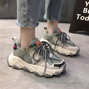 Nuevos Zapatos Deportivos Casuales para Mujer con Suela Gruesa de Gel, Estilo Estudiantil, a la Moda - Product Image 1