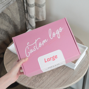 Scatola <span class=keywords><strong>di</strong></span> Spedizione E-commerce in Cartone Ondulato con Logo Personalizzato Stampato Materiali Riciclati Ecologici UV per Cosmetici - Product Image 3