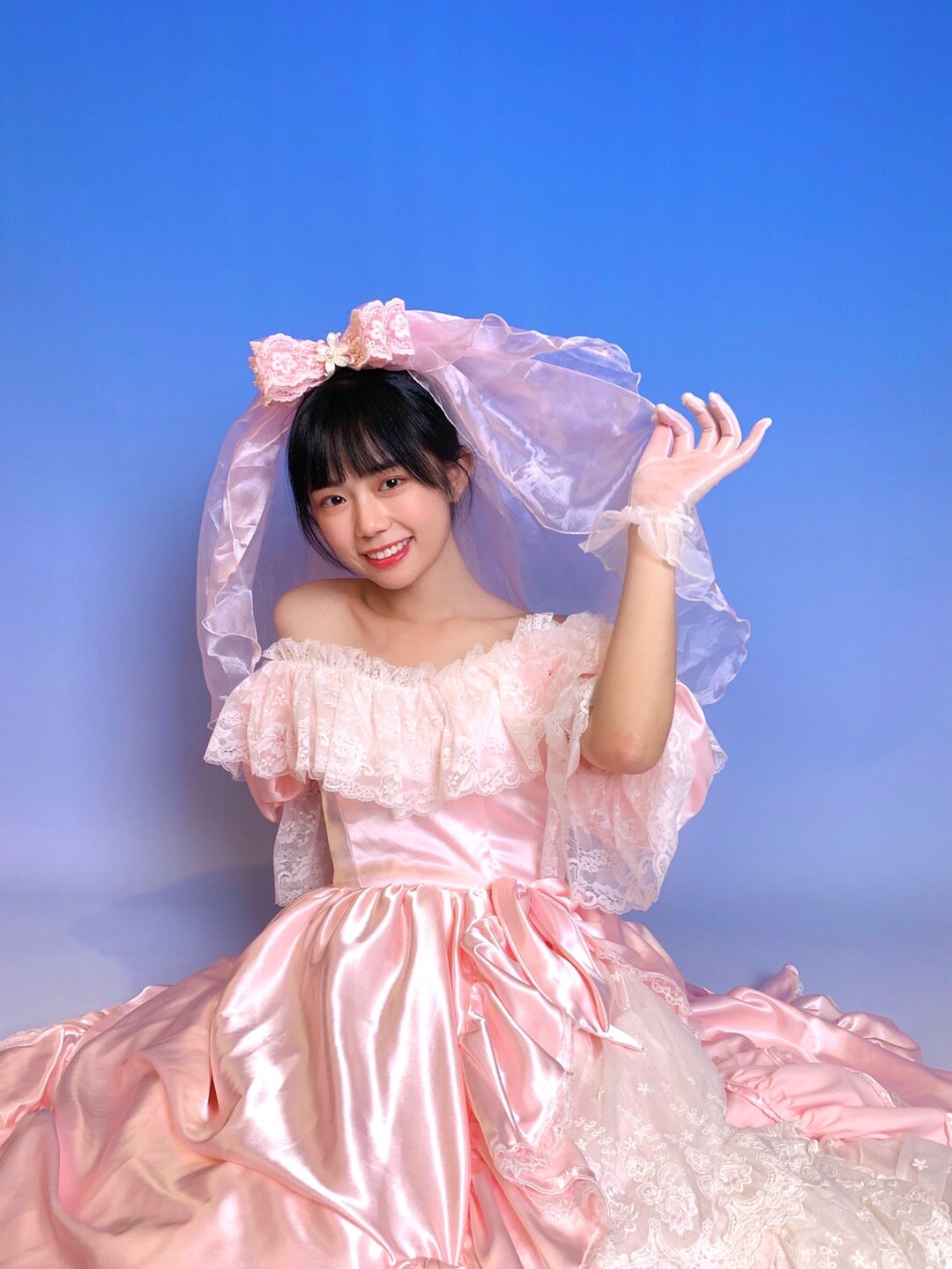 vestido de novia rosa