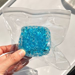 Juguete Antiestrés de TPR con Forma de Bloque de Cristal de Hielo, Serie Clatter Block Ball, Regalo para Niños y Adultos con Ambiente Alegre - Product Image 1