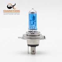 Ampoule halogène automobile H4 bleue 24v 75/70w 100/90w P43t, phare de camion, fabrication d'usine