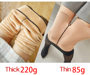 Thick Thermal <b>Tights</b> Stockings Women Warm <b>Winter</b> Sexy Translucent Pantyhose Leggings Female High Waist Elastic Slim Pantyhose - Product Image 6