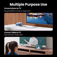 Câble UGREEN USB C vers HDMI compatible 8K, 8K/60Hz, 4K/120Hz pour MacBook Pro, iMac, iPad Pro, Samsung Galaxy, USB C vers HDMI 2.1
