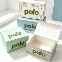 Boîtes à gâteaux ondulées de petite taille avec poignée, en matériaux recyclés de qualité alimentaire, avec logo personnalisé, pour l'emballage alimentaire