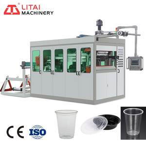 Máquina termoformadora de presión positiva y negativa para hacer vasos de plástico, venta directa de fábrica, <span class=keywords><strong>LITAI</strong></span>, China - Product Image 1