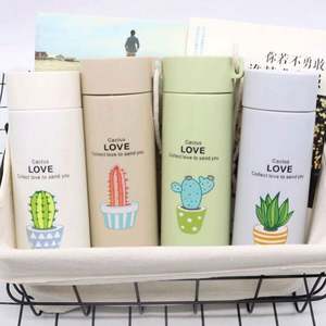 ขวดน้ำพลาสติกแบบใช้ซ้ำได้ แก้วน้ำเดินทางสองชั้น ขวดแก้วเกรดสำหรับอาหาร ทนความร้อน ใช้กับน้ำเดือดได้ พร้อมหูจับ - Product Image 2