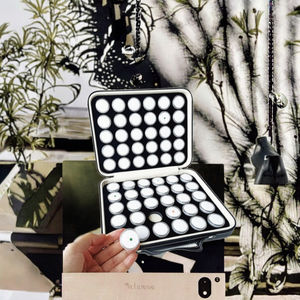 Organisateur de stockage de bijoux en plastique Transparent Portable nouveau Rectangle pour anneau <span class=keywords><strong>pierre</strong></span> nue diamant couleur boîte au trésor affichage - Product Image 3