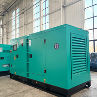 Générateur diesel à cadre ouvert silencieux à faible bruit 1500 tr/min 100 kVA 200 kVA 500 kVA triphasé AVR télécommandé refroidi par eau