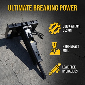 Ciseaux hydrauliques robustes compatibles avec les chargeuses compactes, pour travaux de terrassement intensifs, adaptés aux machines CAT, John Deere, Kubota - Product Image 2