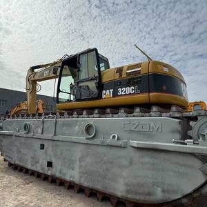 Excavadora Anfibia Usada Caterpillar CAT320 de 20 Toneladas, Excavadora Hidráulica para Dragado, Maquinaria de Construcción en Venta - Product Image 2