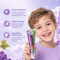 KORMESIC Marque Privée 60g Dentifrice Enfants Protection Contre les Caries Sans Fluor Renforce l'Émail Dentaire Personnalisé