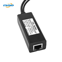 Harga Pabrik Adaptor Y Splitter POE RJ45 Jack DC 48V untuk Kamera IP Input 12V/24V Plastik Bersertifikasi CE Garansi 1 Tahun
