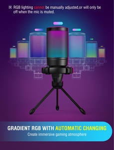 Wireless Gaming <b>Microphone</b> USB AI Voice Changing Direct Monitor <b>Computer</b> Mobile Phone Software - Product Image 3