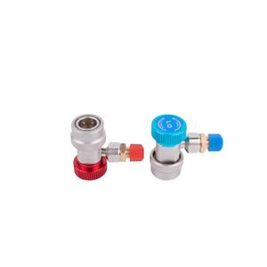 Set Alat Ukur Tekanan Refrigeran Digital HVAC 4-Way Manifold <span class=keywords><strong>Gauge</strong></span> Double-An SA1104 Grosir, Kit Alat Ukur Sistem HVAC Tembaga 80mm - Product Image 2