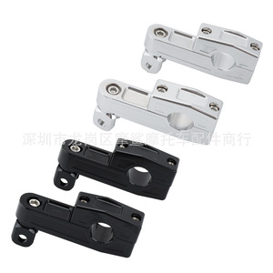 ขายึดที่วางเท้ามอเตอร์ไซค์โมชาร์ก 25 32 38 มม. แบบโครเมียม สำหรับยึดเพื่อความปลอดภัย - Product Image 2