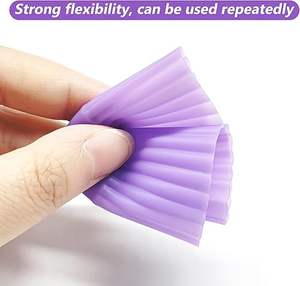 Vente chaude Moules à cupcakes et à muffins en silicone de qualité alimentaire réutilisables Ensemble Antiadhésif Résistant à la chaleur Démoulage facile pour une cuisson parfaite - Product Image 5