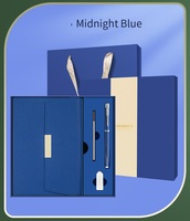 Ensemble cadeau de carnet A5 en PU avec stylo et boîte cadeau, logo personnalisé, agenda de bureau d'entreprise, kit cadeau promotionnel