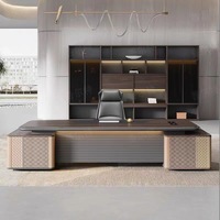 Muebles de Oficina Modernos de Lujo, Mesa para Jefe, Escritorio para Director Ejecutivo, Escritorio de Oficina, Mesa de Oficina