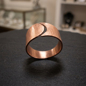 Antique Copper Biomagnetic Fashion <b>Ring</b> Pure Copper Magnetic <b>Jewelry</b> for <b>Men</b> and Women - Product Image 3
