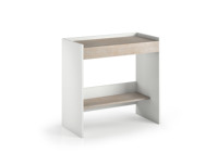 Bureau d'ordinateur multifonctionnel moderne en bois Terraneo EL280BROV, table d'étude, équipement de bureau de haute qualité, petit bureau à domicile