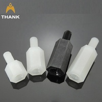 Offre Spéciale – Entretoises hexagonales en nylon filetées mâle-femelle personnalisées (blanc/noir) M2, M2.5, M3, M4, M5 pour PCB