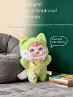 Jouet Compagnon Émotionnel IA avec Fonction de Racontage d'Histoires, Commande Vocale, Capteur Tactile, Écran TFT, Contrôle via App/Wi-Fi - Décoration de Bureau, Jouet Anti-Stress