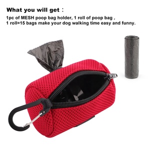 Explosif Nouveaux Produits Respirant et Confortable Maille Fermeture Éclair Doggy Merde Sac Titulaire Laisse Attachement pour la Marche - Product Image 2