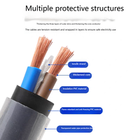 Cable de comunicación JHS especial 16A de cobre PVC Cable de goma impermeable multinúcleo para bomba sumergible Industrial nacional