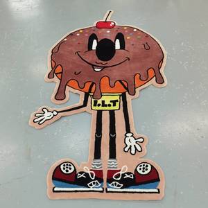 Tùy Chỉnh Thiết Kế Len Tay Tufted Thảm Cho Phòng Khách Và Khu Vực Màu Hồng Hình Dạng Không Thường Xuyên Thảm - Product Image 3