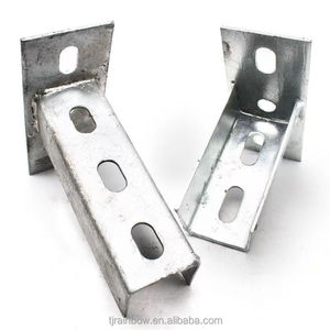 Supports solaires OEM ODM, bases photovoltaïques à deux/trois/quatre trous, accessoires solaires, support d'angle en acier galvanisé - Product Image 4
