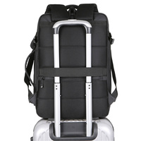 Mochila Expandible para Negocios de 15.6 Pulgadas, Impermeable, con Puerto de Carga USB, Reflectante, para Portátil, con Correa para Equipaje - Logotipo Personalizado