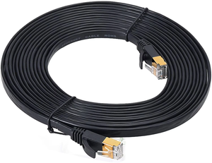 2M Heavy Duty Câble Ethernet Cat7 haute vitesse PVC gainé <span class=keywords><strong>RJ4</strong></span> avec réseau LAN intérieur et extérieur plaqué or 40Gbps 2000Mhz - Product Image 4