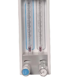 Débitmètre O2 et NO2, appareil d'anesthésie pour 4 tubes, 5 tubes, débitmètre - Product Image 1