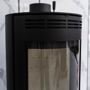 Diseño moderno Insertar estufas de <span class=keywords><strong>leña</strong></span> Calefacción de madera interior Chimenea cilíndrica Estufa de madera y calentador - Product Image 2