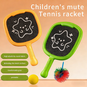 Ensembles de raquettes de tennis pour l'entraînement sensoriel et l'équilibre, jouet sportif interactif parent-enfant pour enfants débutants, utilisable en intérieur et en extérieur - Product Image 2