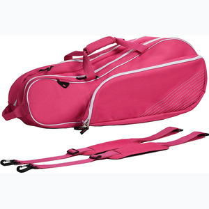 Free Sample Vintage PVC Racket Tennis <b>Duffel</b> <b>Bag</b> for Woman Elegant Detachable Pouch 30-<b>40L</b> Capacity Jiayuan Brand Fits 13inches - Product Image 4