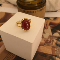 Bague de 2 pièces en plaqué argent 925, style français rétro, émeraude