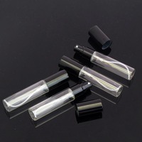 Botol semprot Mini botol parfum tabung kaca kosong 3ml 5ml10ml Harga Murah botol kosmetik portabel dan kotak