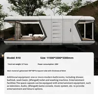 Rongjie R10 Nouveau Modèle 2025 Maison Conteneur Capsule Spatiale 20 pieds Design Moderne Garantie 5 Ans Chambre Ciel Étoilé Hôtels